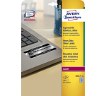 Etiquette Avery L6012-20 96x50,8mm argent 200pcs
