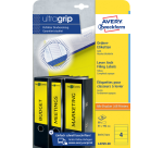Avery Large 61x192mm Yellow Adhesive Spine Labels 20 Sheets