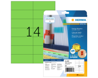 Etiket HERMA 5061 105x42.3mm verwijderbaar groen 280 stuks