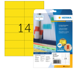 HERMA 5058 label 105x42.3mm removable yellow 280 pieces