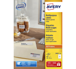 Etiquette Avery amovible L4745REV-25 96x63,5mm 200 pièces