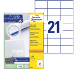 Etiket Avery 3481 70x41mm wit 2100 stuks