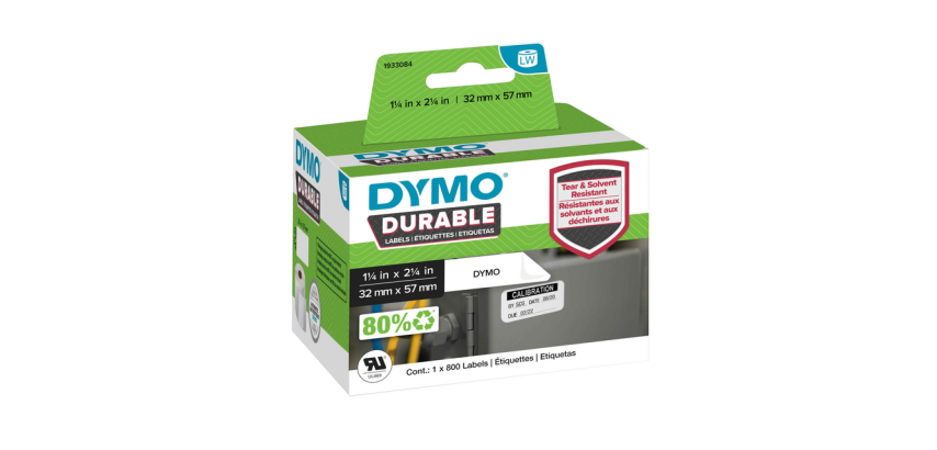 Etiquette Dymo LabelWriter Industriel 32x57mm rouleau 800 pièces blanc