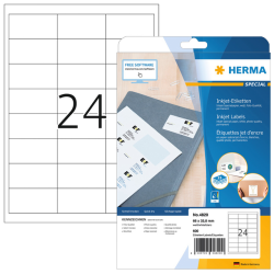 Etiquette HERMA 4820 66x33,8 blanc 600 pièces