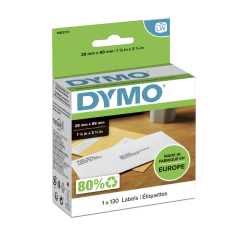 DYMO LabelWriter Standard - address labels - 130 label(s) - 28 x 89 mm