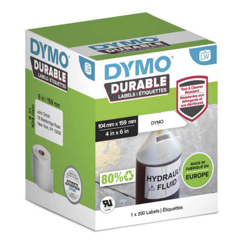 DYMO LabelWriter Address - Etiketten - 200 Etikett(en) - 104 x 159 mm