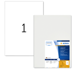 Etiquette HERMA 8694 A3 297x420mm 50 pièces transparent