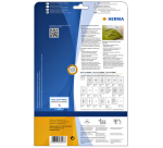 Etiquette HERMA 8016 45,7x21,2mm transparent 1200 pièces