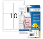 Etiquette HERMA 8018 96x50,8mm transparent 250 pièces