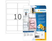 HERMA Label 8018 96x50.8mm transparent 250 pieces