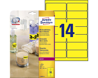 DE_P1400 99,1X38,1 JAUNE ETIQ