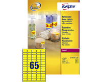 DE_P6500 38,1X21,2 JAUNE ETIQ