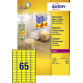 Etiquette Avery L7651Y-100 38,1x21,2mm jaune néon 6500 pièces