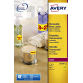 Etiquette Avery L7670-25 63,5mm rond jaune néon 300 pièces