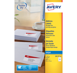 Avery Label J8173-25 99.1x57mm white 250 pieces