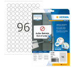Removable label HERMA 4386 20mm white 2400 pieces