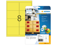 Etiquette HERMA 5144 99,1x67,7mm jaune néon 160 pièces