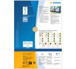 Etiquette HERMA 4401 210x297mm A4 jaune 100 pièces