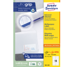 Etiket Avery 3653-200 105x42.3mm wit 2800 stuks
