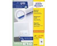 Etiket Avery Zweckform 3653-200 105x42.3mm wit 2800stuks