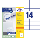 Etiket Avery 3653-200 105x42.3mm wit 2800 stuks