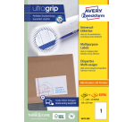 Etiquette Avery Zweckform 3478 210x297mm A4 blanc 200 pièces