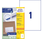 Etiquette Avery Zweckform 3478 210x297mm A4 blanc 200 pièces