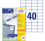 Etiket Avery 3651-200 52.5x29.7mm wit 8000 stuks