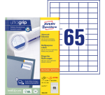 Etiquette Avery 3666-200 38x21,2mm blanc 13000 pièces