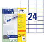 Etiquette Avery 3475-200 70x36mm blanc 4800 pièces