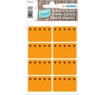 Etiquette congélateur HERMA 3774 26x40mm orange 48 pièces