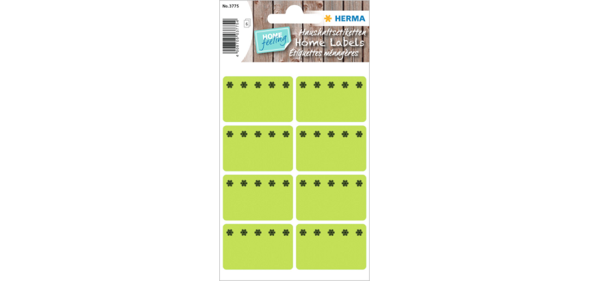 Etiquette congélateur HERMA 3775 26x40mm vert 48 pièces