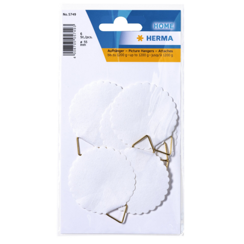 Attache avec crochet HERMA 5749 55mm 6 pièces