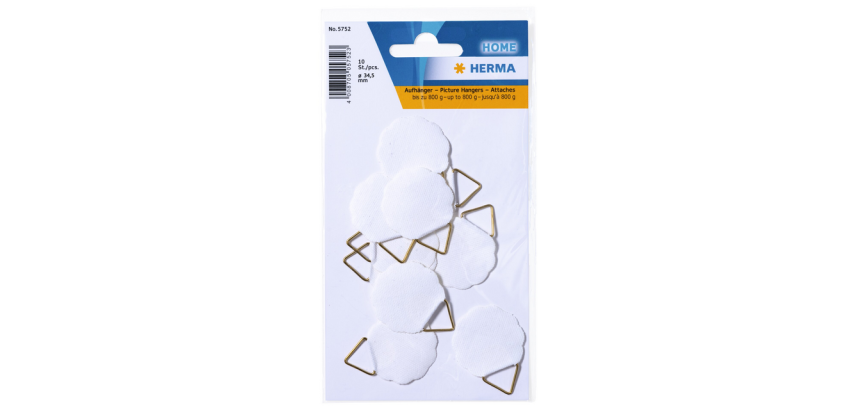 Attache avec crochet HERMA 5752 34,5mm 10 pièces