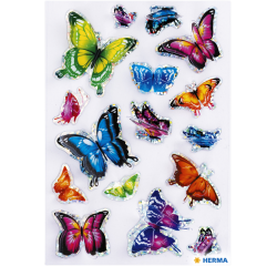 Stickers HERMA papillons ailes 3D