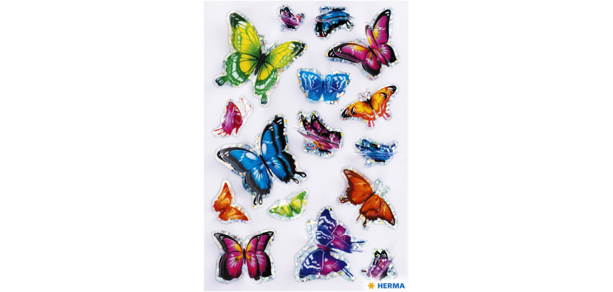 HERMA stickers 3D butterfly wings