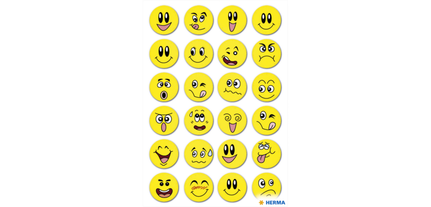 HERMA Magic Stickers Cheerful Eyes Smiley