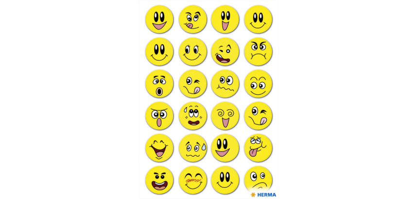 HERMA Magic Stickers Cheerful Eyes Smiley