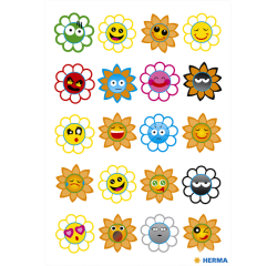 Etiket HERMA 3668 crazy zonnen puffy