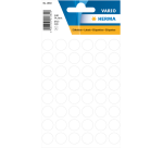 Etiket HERMA 1860 rond 12mm wit 240 stuks