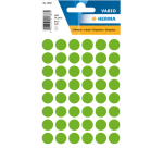 Etiquette HERMA 1868 rond 12mm vert fluo 240 pièces
