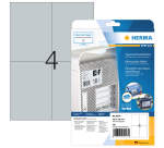 HERMA Etikett 4216 105x148mm wetterfest silber 100 Stück