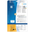 HERMA Etikett 4216 105x148mm wetterfest silber 100 Stück