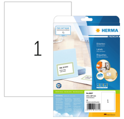 Etiquette HERMA Premium 8637 210x297mm A4 blanc 10 pièces