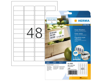 Etiket HERMA Power 10902 45.7x21.2mm wit 1200stuks