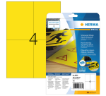 Etiket HERMA 8032 105x148mm weerbestendig geel 100 stuks