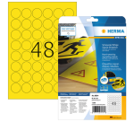 Etiquette HERMA 8034 30mm jaune 1200 pièces