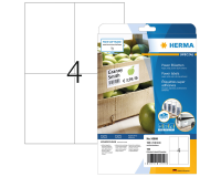 Etiquette HERMA extra forte 10909 105x148mm 100 pièces