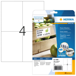 Etiquette HERMA extra forte 10909 105x148mm 100 pièces