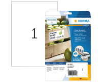 Etiquette HERMA extra forte 10911 210x297mm A4 25 pièces